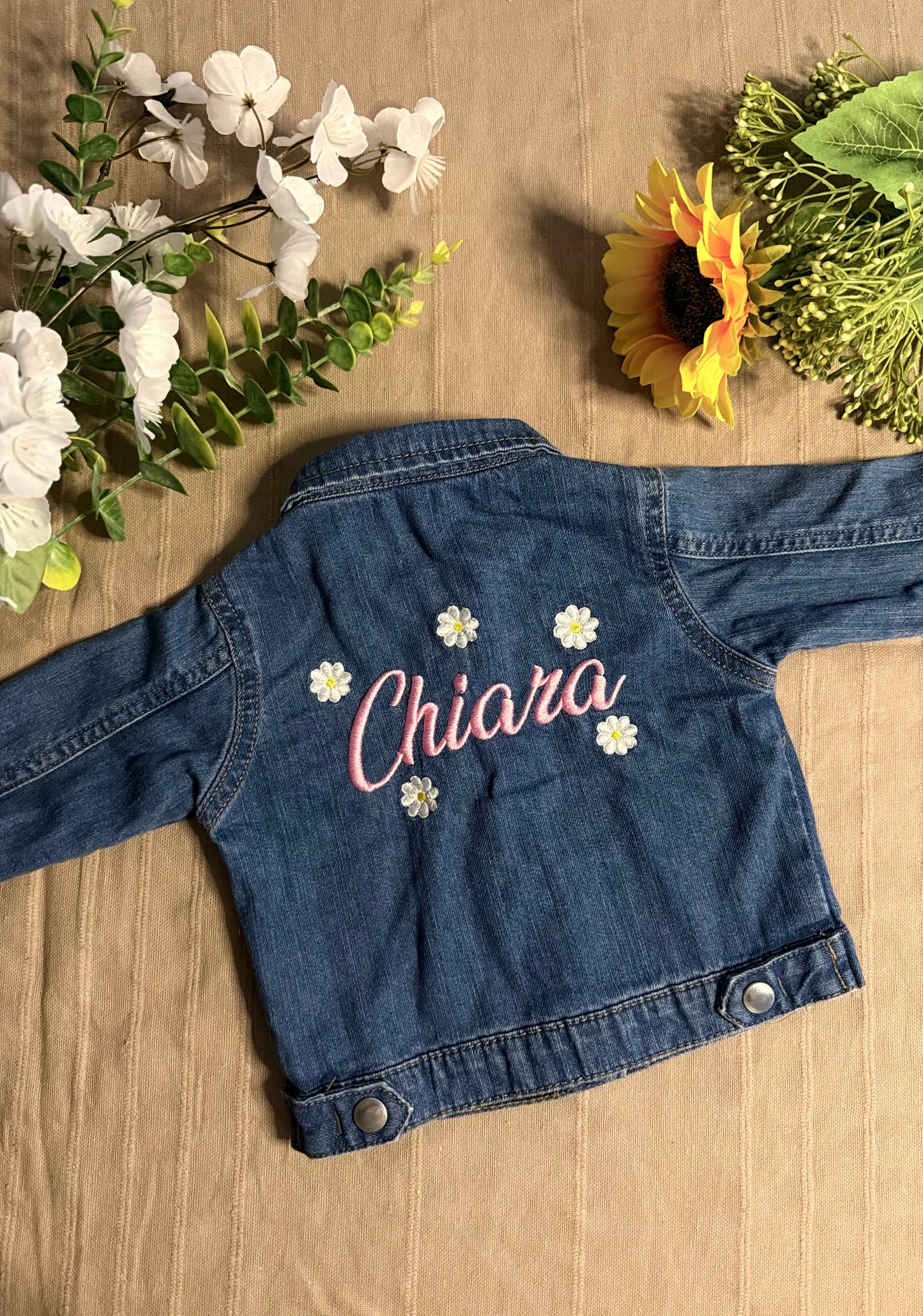 Veste en jean personnalisable