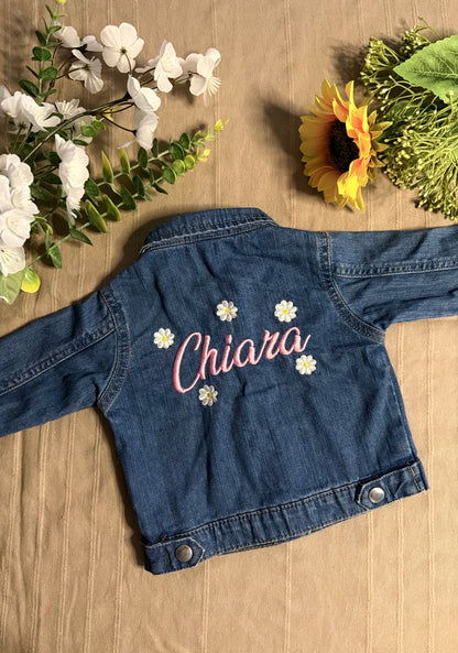 Veste en jean personnalisable